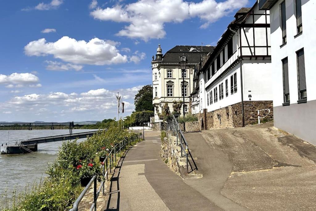 Tiny Apartment With Spacious Terrace On The Rhine Нойвид Экстерьер фото